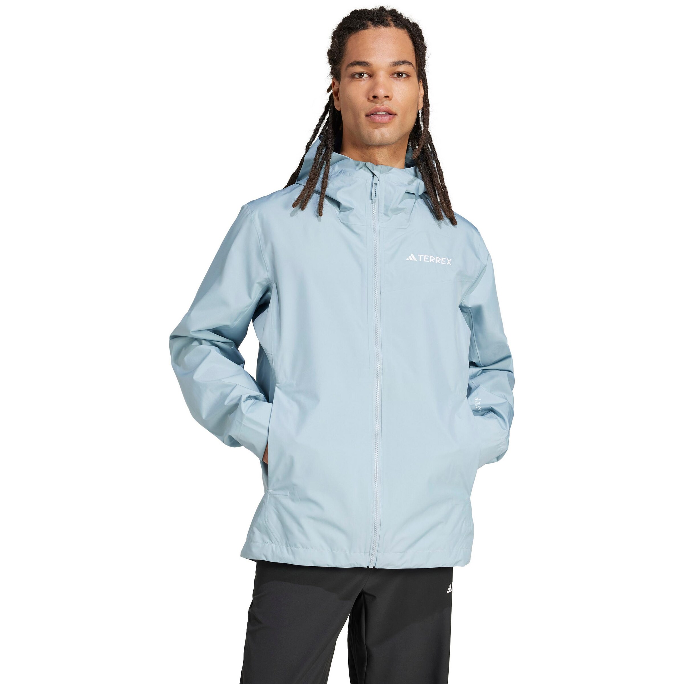 ADIDAS TERREX Outdoorjacke 'Multi' in Grau: Vorderseite
