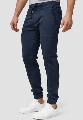 INDICODE JEANS Regular Cargo Pants in Blue