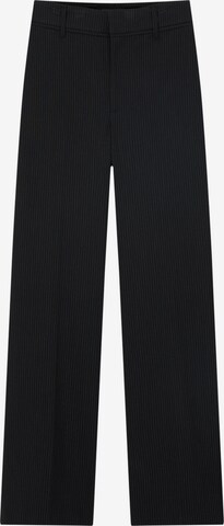 Pull&Bear Wide leg Broek in Grijs: voorkant