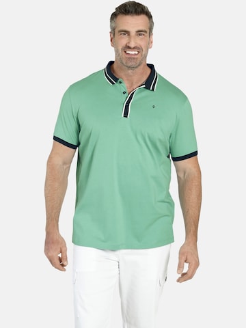 Charles Colby Shirt ' Earl Fings ' in Green: front