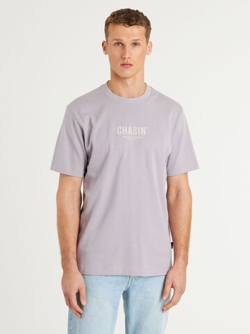 T-Shirt 'Mayor' CHASIN' en violet : devant