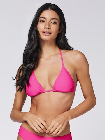 CHIEMSEE Triangle Bikini Top in Pink