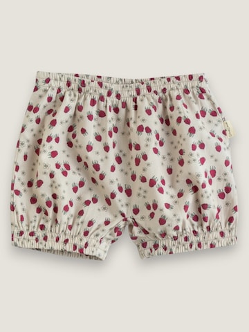 Pantalon 'Noelle ∼ Petit raspberries' LouieLouie en beige : devant
