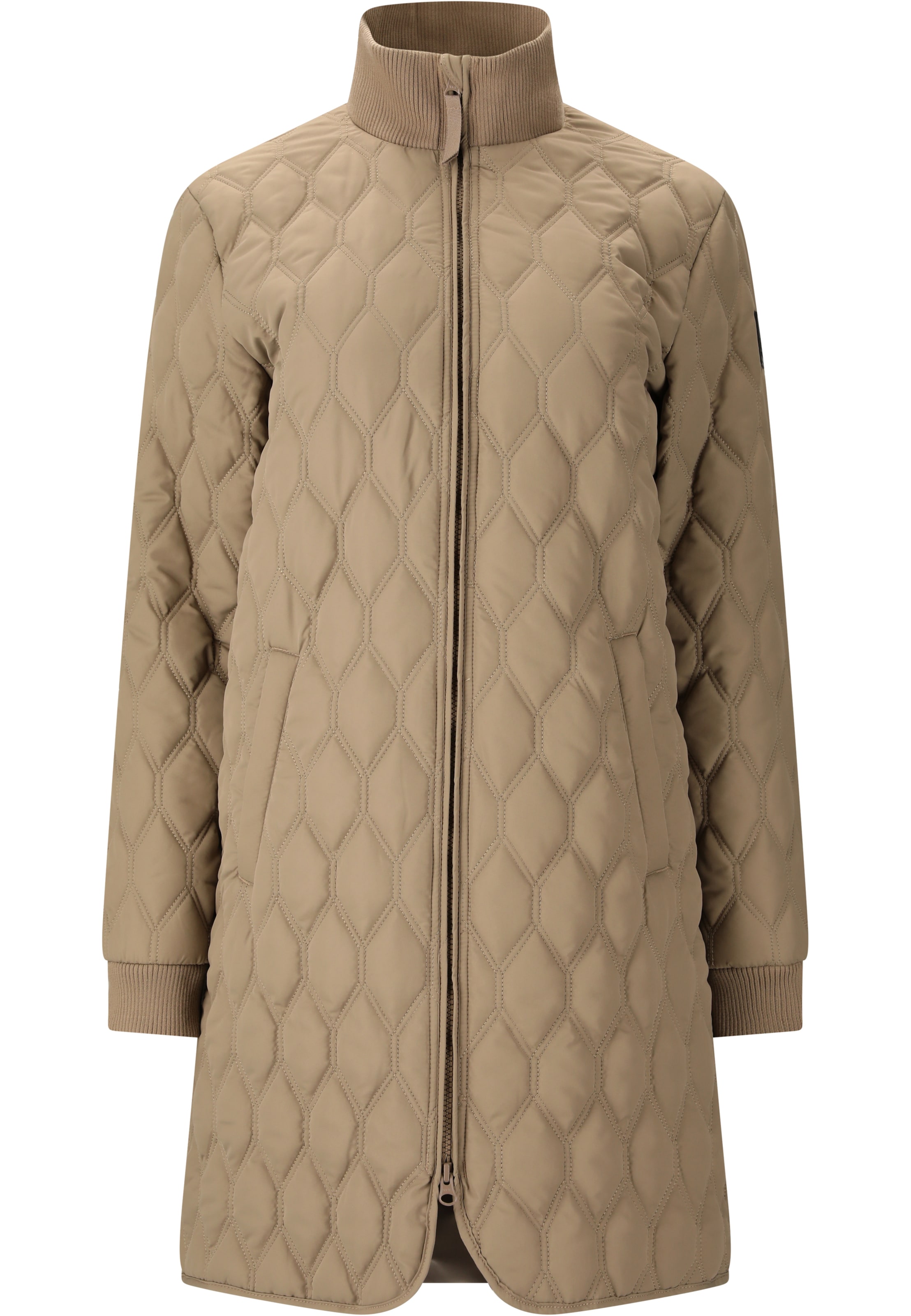 Whistler Steppmantel 'Nellye' in Grau: Vorderseite