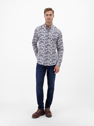 LERROS Regular fit Button Up Shirt in Blue