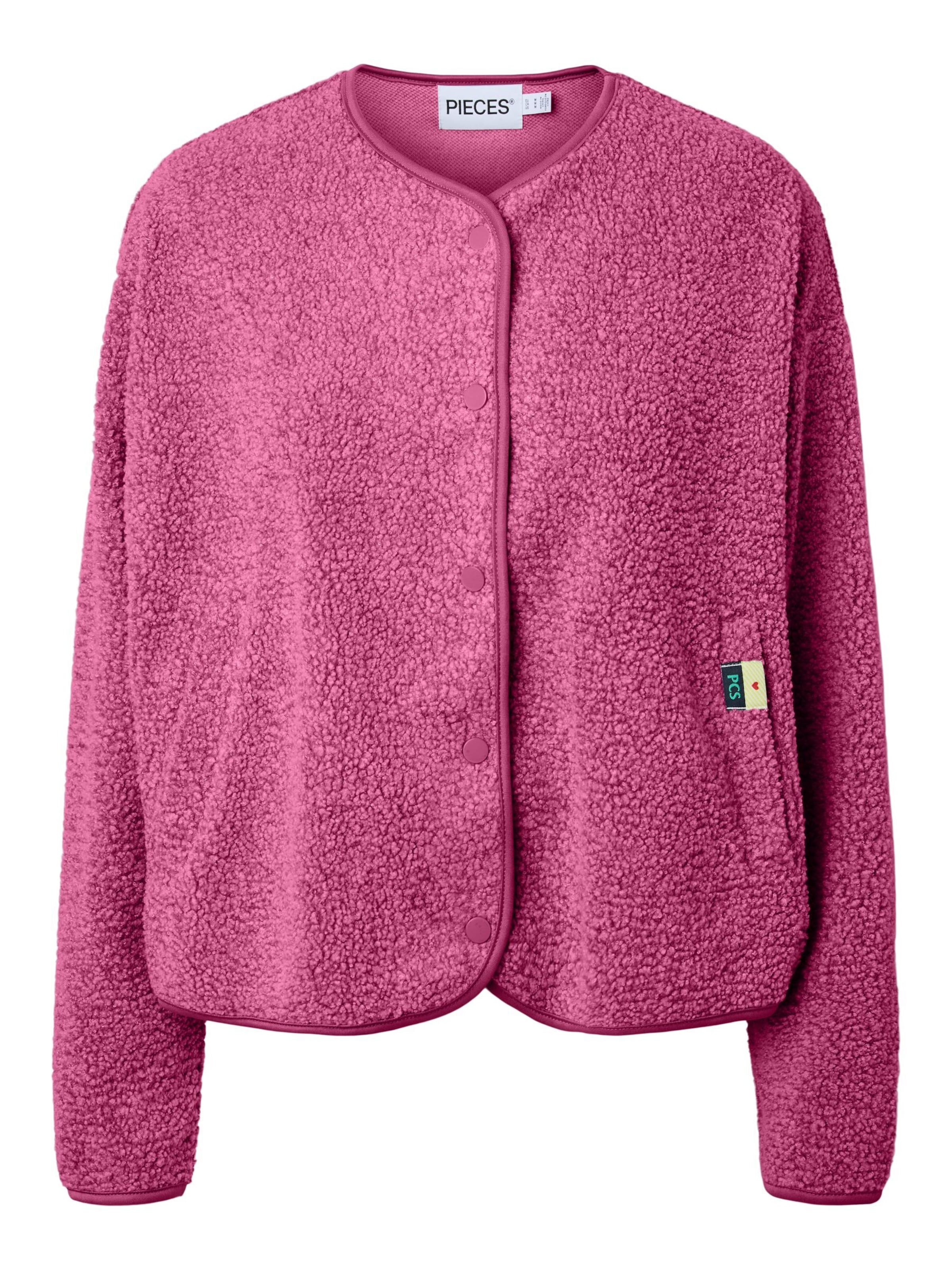 PIECES Veste mi-saison 'PCKatty' en XL en magenta, Vue avec produit