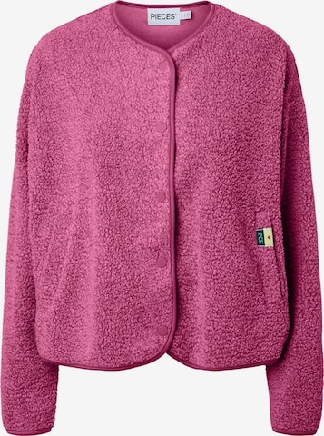 Veste mi-saison 'PCKatty' PIECES en rose : devant