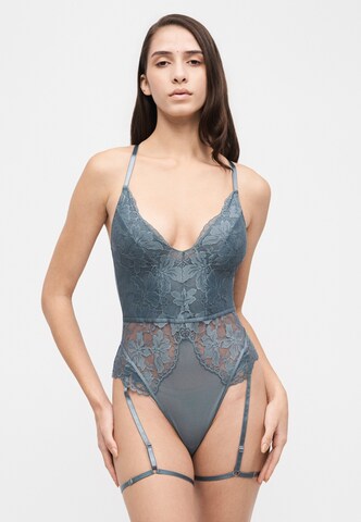 Hunkemöller Κορμάκι 'VIKTORIA' σε μπλε: μπροστά