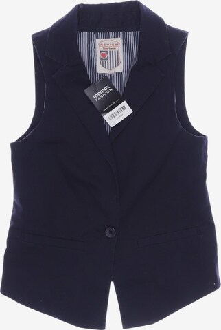 Review Vest in M in Blue: front