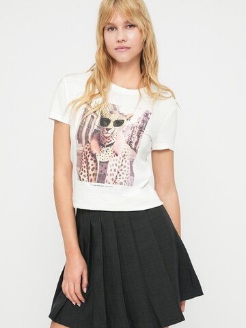 ONLY Shirt 'ONLVIBE' in White