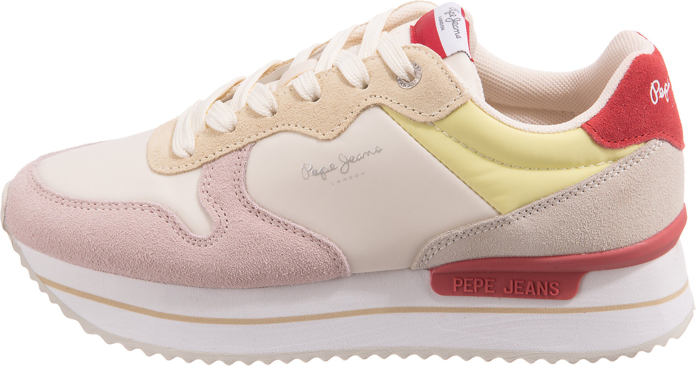 Sneaker bassa 'Rusper Sweet' di Pepe Jeans in bianco