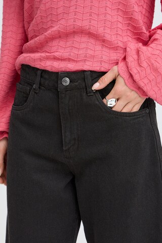 Pulz Barrel Jeans in Brown