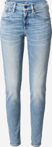 G-Star RAW Skinny Jeans 'Hana' in Blauw: voorkant