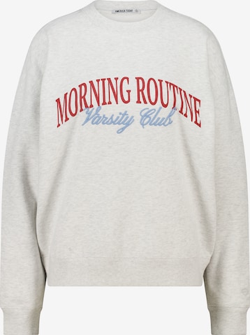 Sweat-shirt America Today en gris : devant