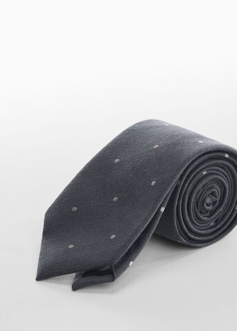 MANGO MAN Tie 'Dots' in Grey