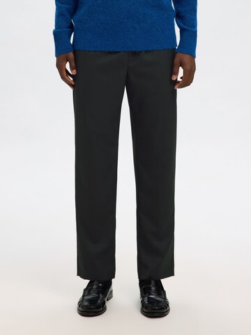 SELECTED regular Bukser 'SLH196' i sort: forside