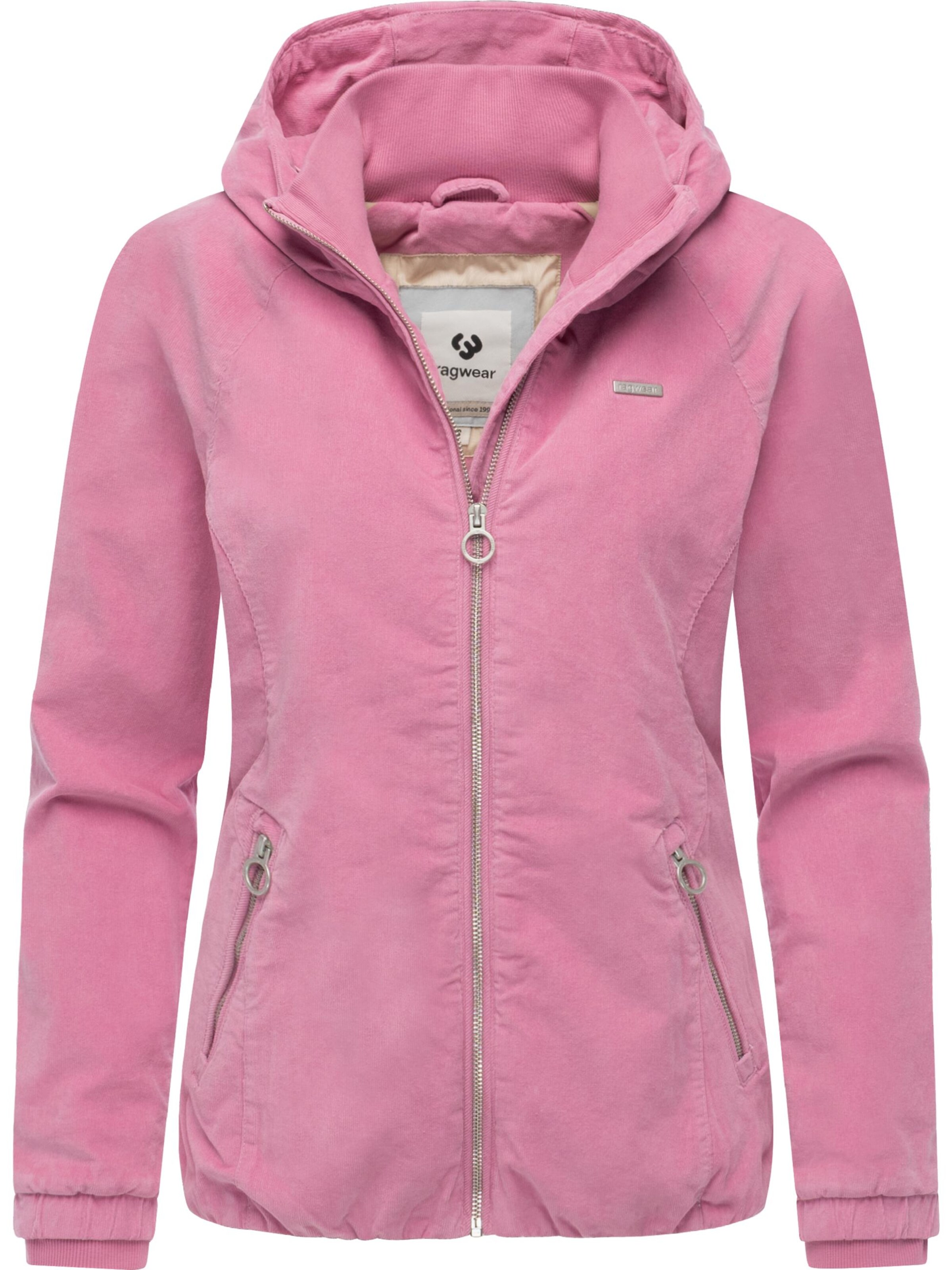 Ragwear Between-Season Jacket 'Dizzie Youmodo' in Pink