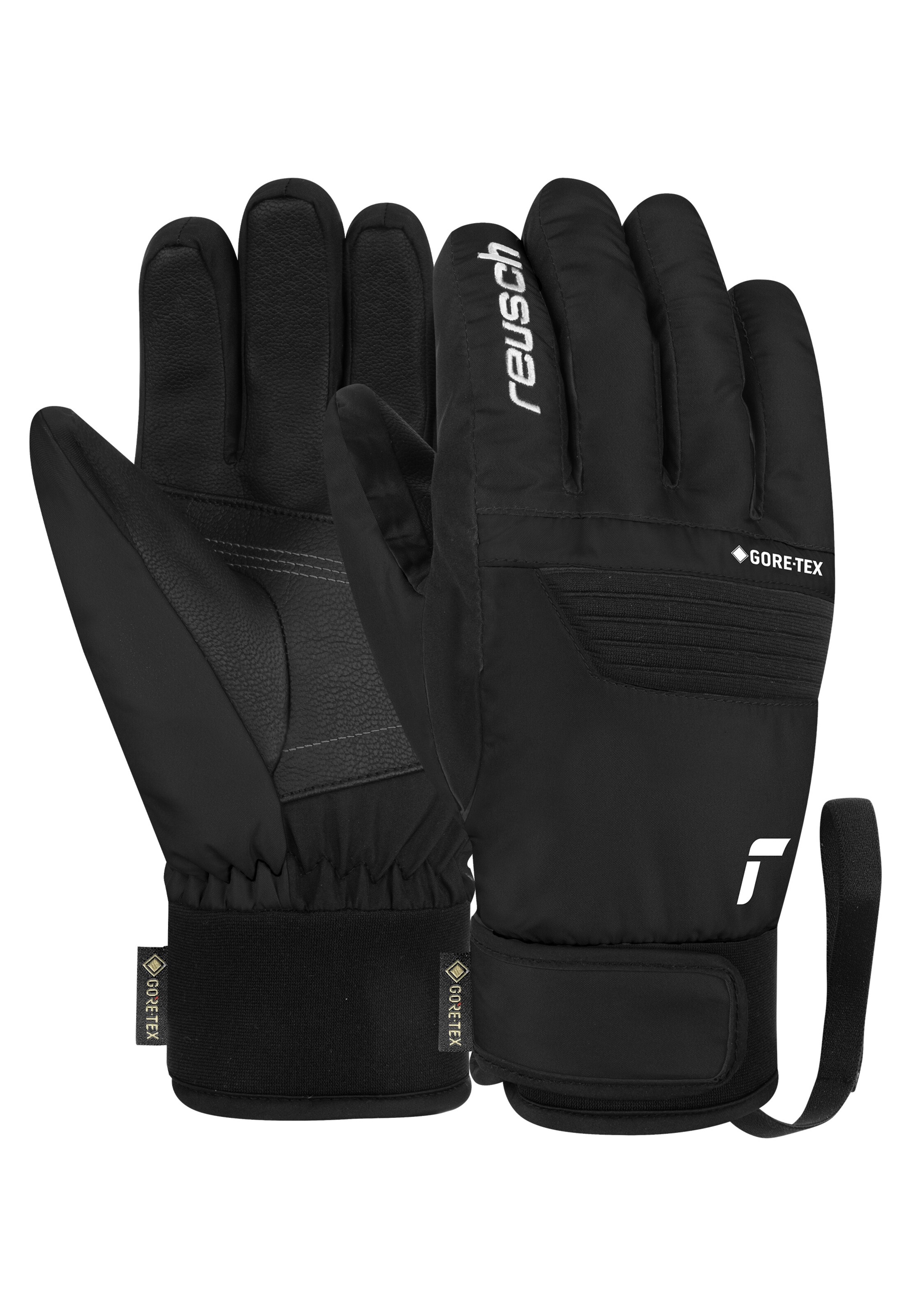 REUSCH Skihandschuhe 'Bolt SC GORE-TEX Junior' in Schwarz: Vorderseite