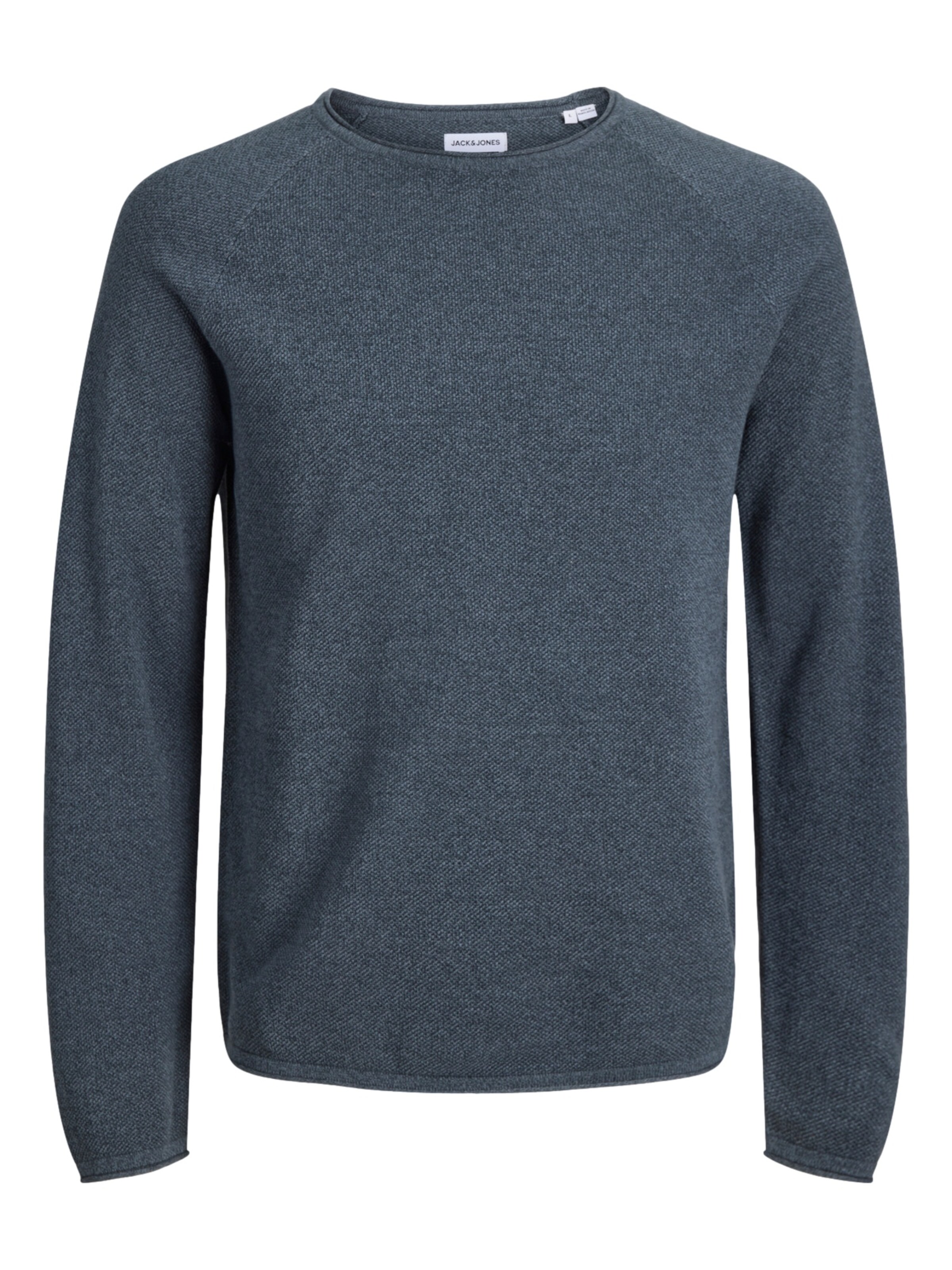 JACK & JONES Sweater 'JJEHill' in Blue: front