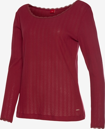 s.Oliver Schlafshirt in Rot