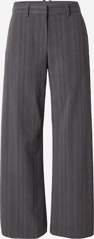WEEKDAY Wide Leg Hose 'SPEED Dylan' in Grau: Vorderseite