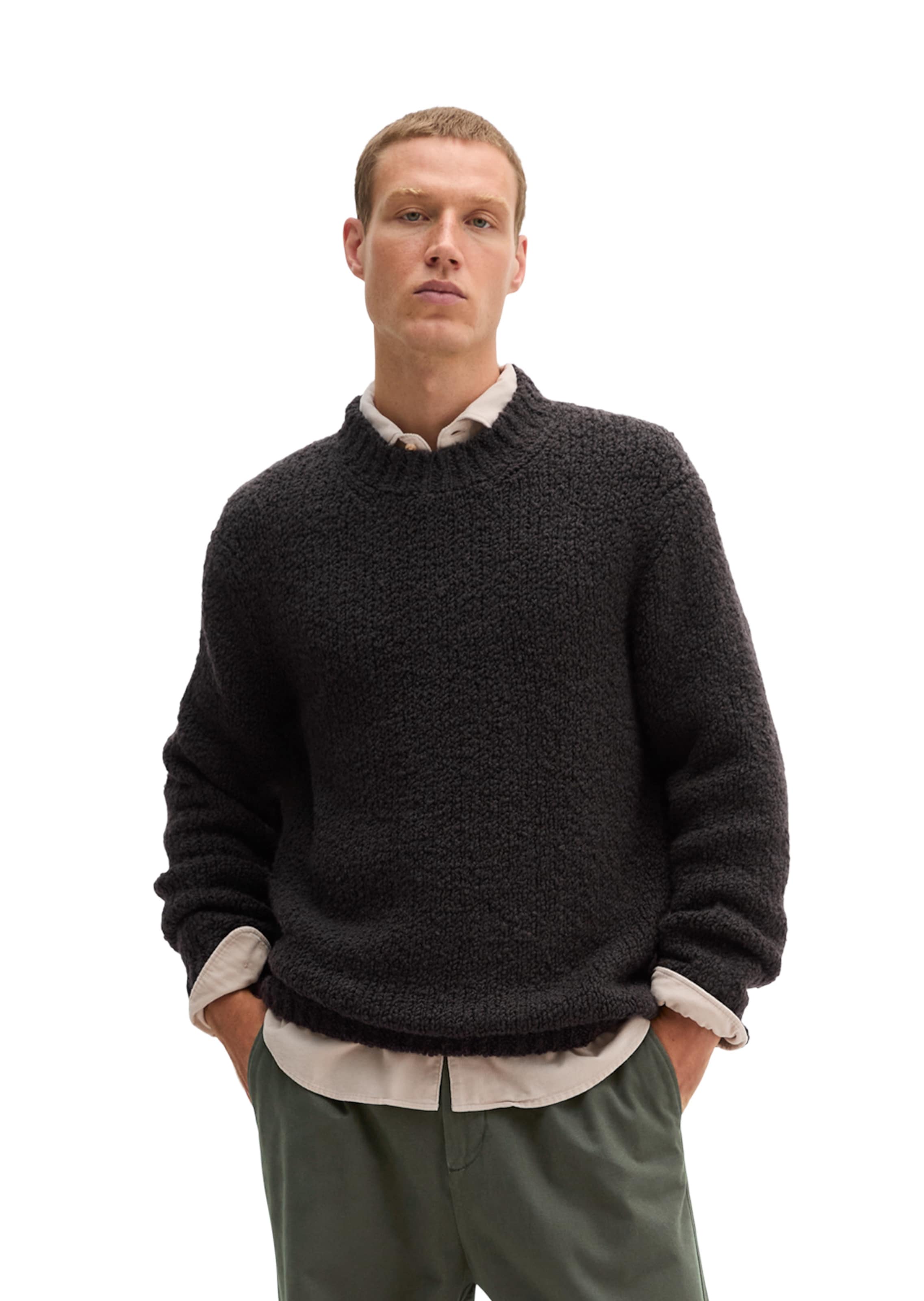 Marc O'Polo Pullover in Schwarz: Vorderseite