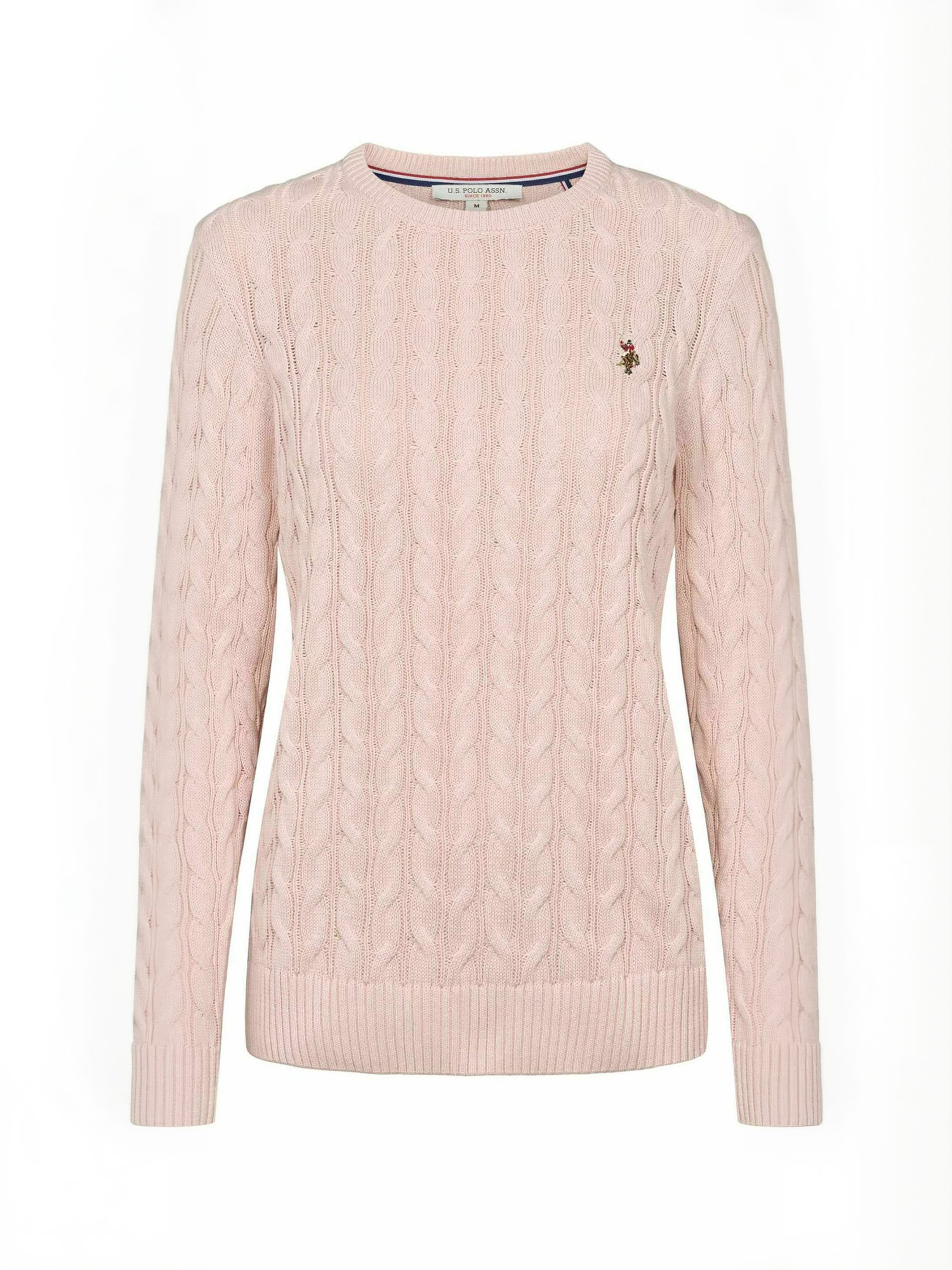 U.S. POLO ASSN. Trui ' UWMadeline ' in Lila: voorkant