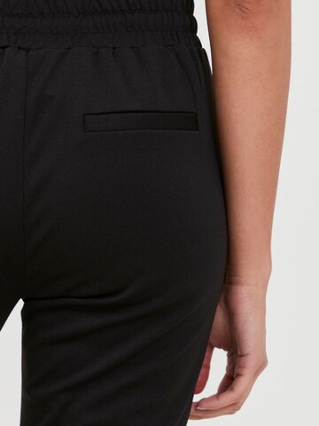 Effilé Pantalon à pince 'KATE' ICHI en noir