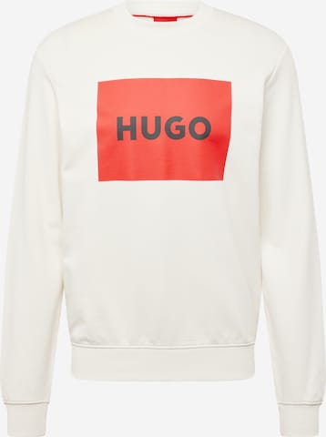 HUGO Sweatshirt 'Duragol' in Beige: predná strana