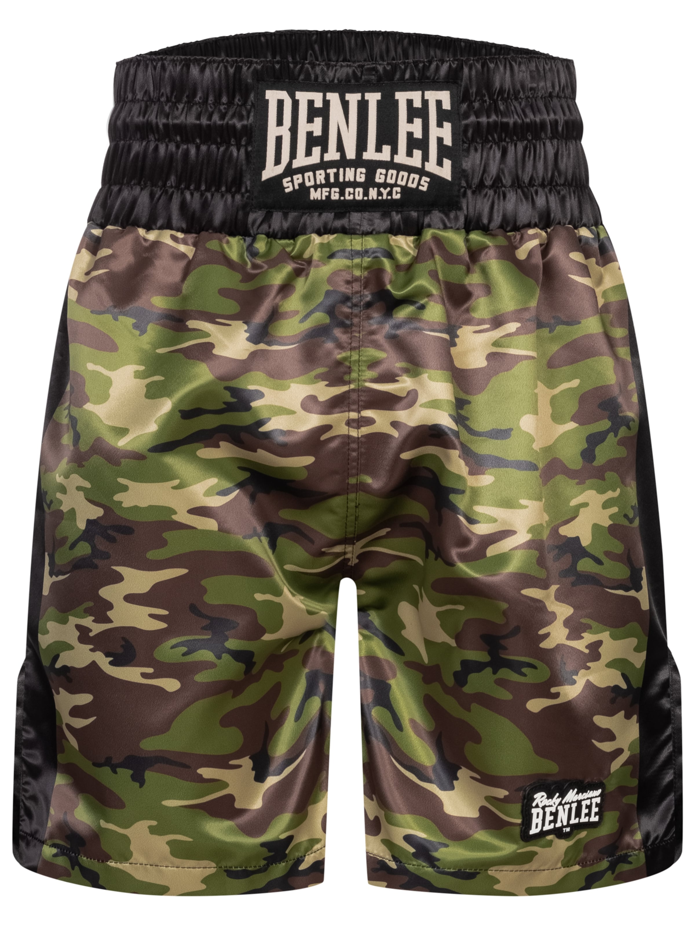 Largi Pantaloni sport de la Benlee pe verde: față