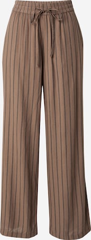 Pantaloni 'PCPIA' di PIECES in marrone: frontale