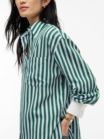 Chemisier TOMMY HILFIGER en vert