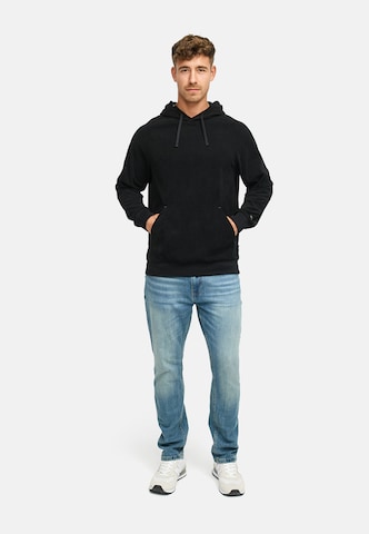 INDICODE JEANS Sweatshirt 'Nemoto' in Zwart
