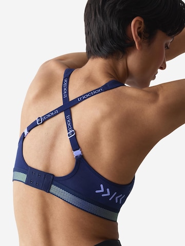 Triumph Triaction Bralette Bra 'Triaction Cardio Flow' in Blue