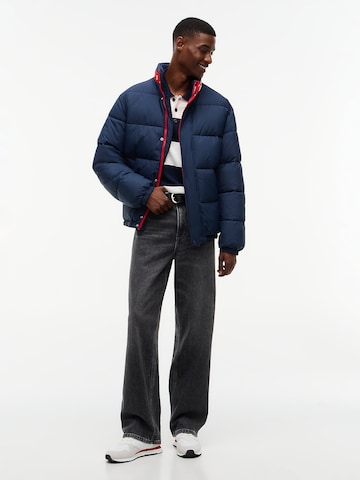 Tommy Jeans - Casaco meia-estação 'Vail' em azul