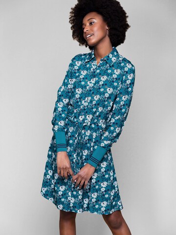 4funkyflavours Shirt Dress 'Play With Me' in Blue