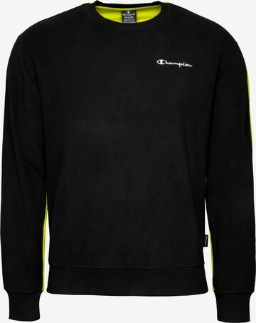 Champion Authentic Athletic Apparel Sweatshirt ' Crewneck ' in Schwarz: predná strana