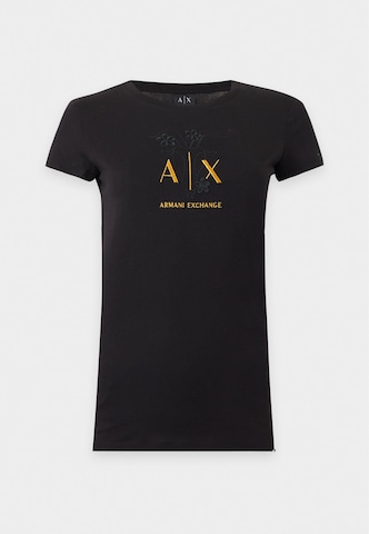 ARMANI EXCHANGE Póló - fekete: elől