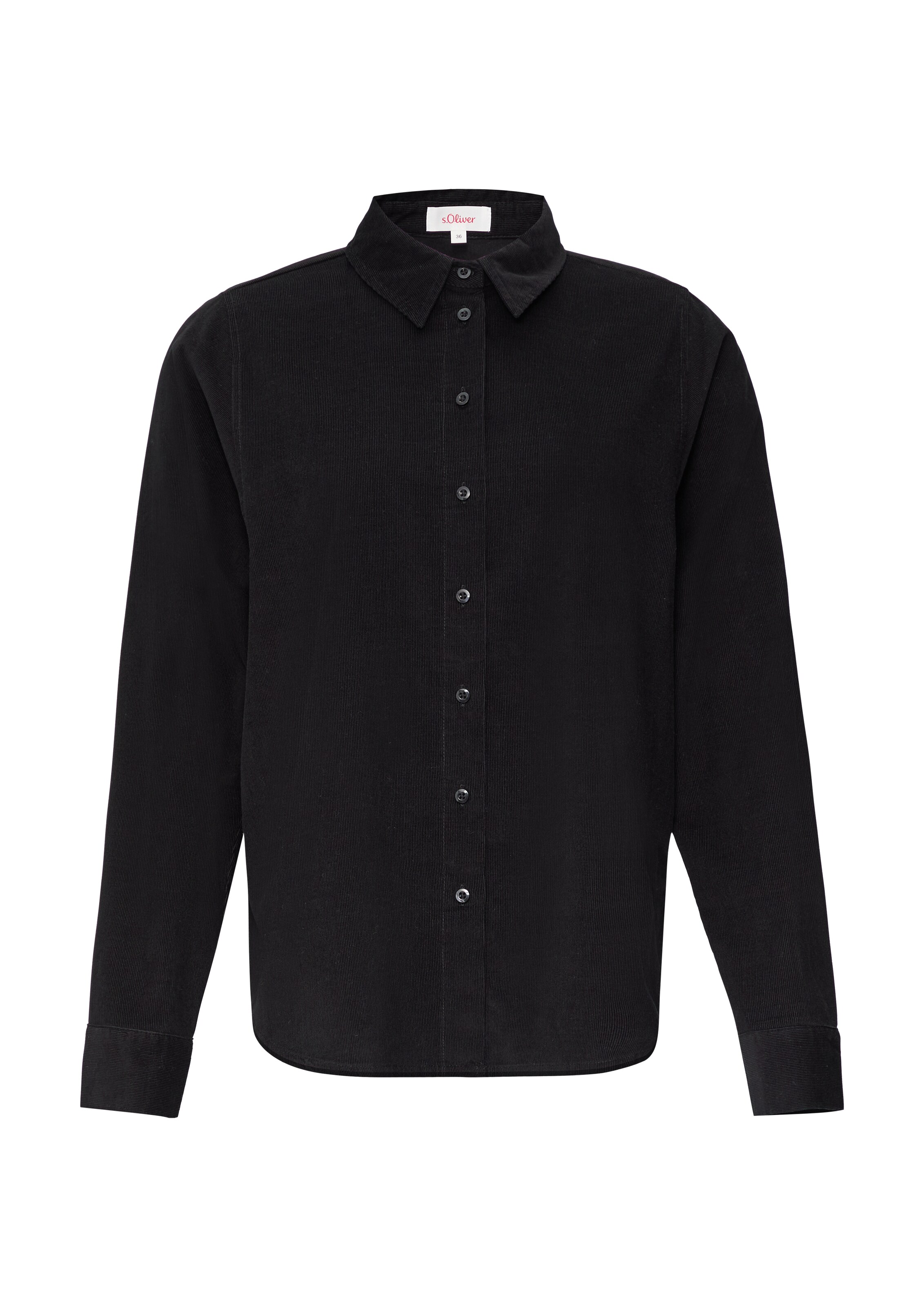 s.Oliver Bluse in Schwarz: Vorderseite