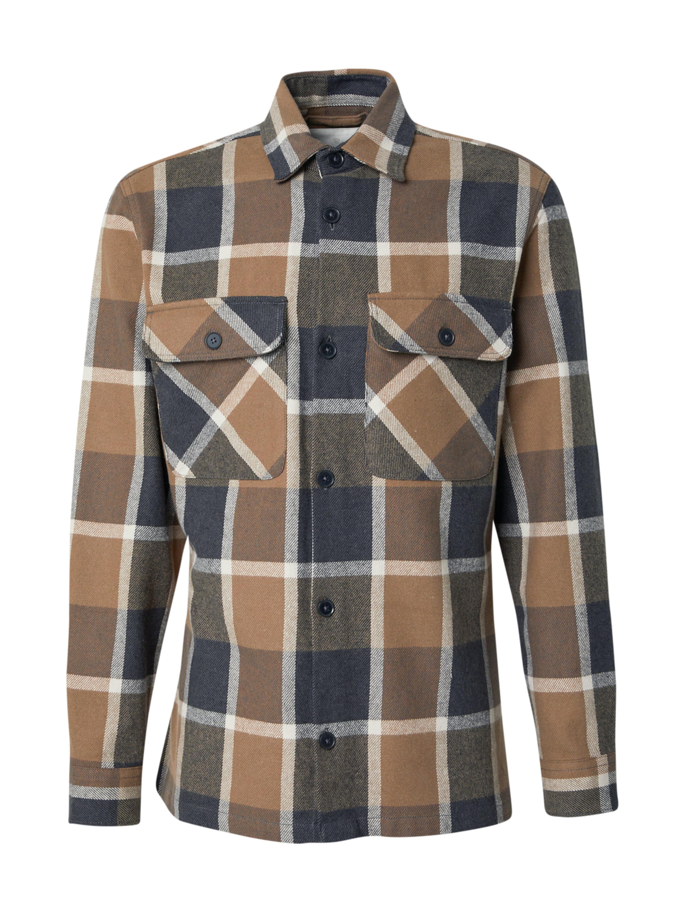 ruda Jack & Jones Premium Standartinis modelis Marškiniai 'RAYLE': priekis