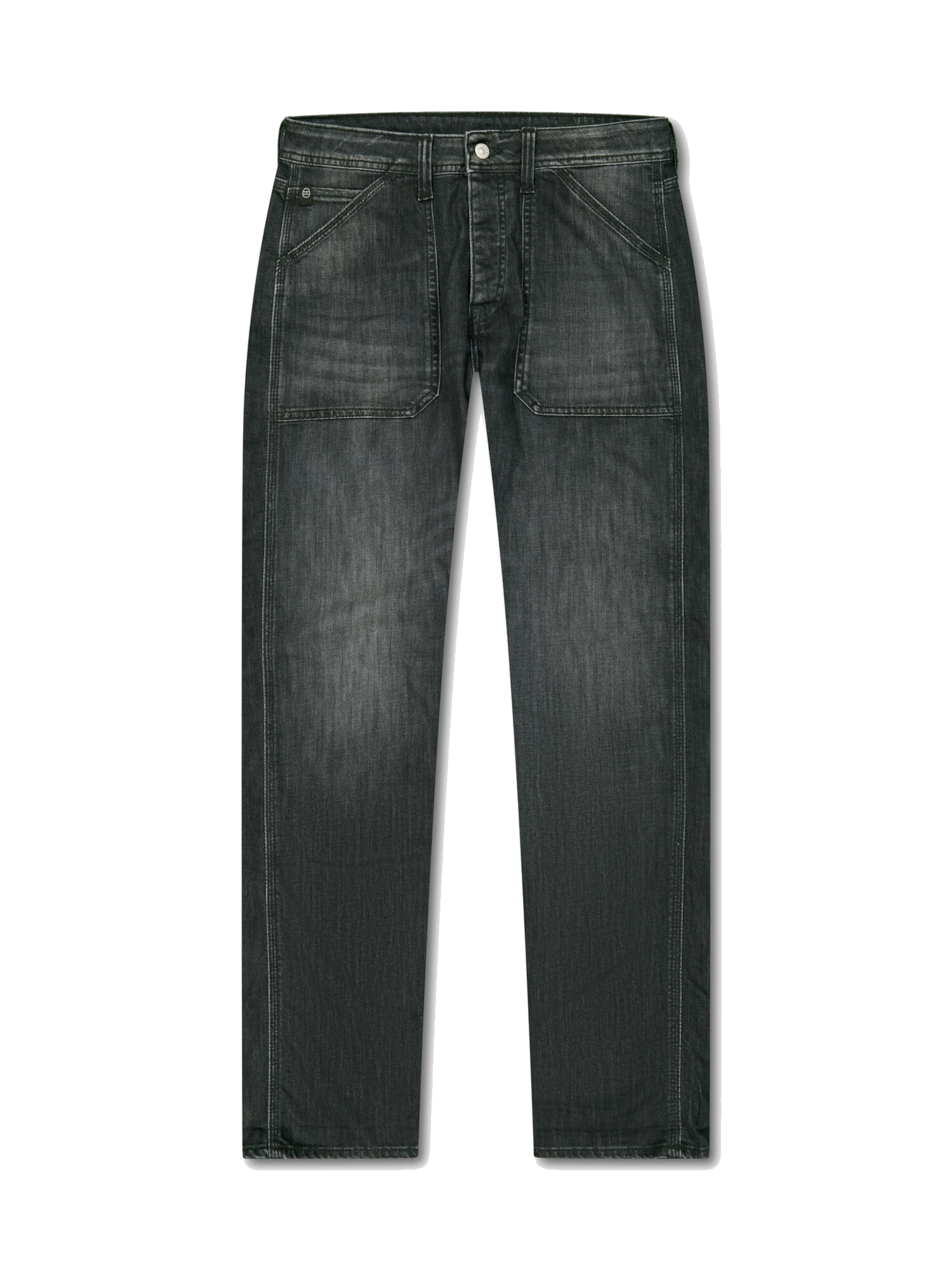 Le Temps Des Cerises Regular Jeans in Zwart: voorkant