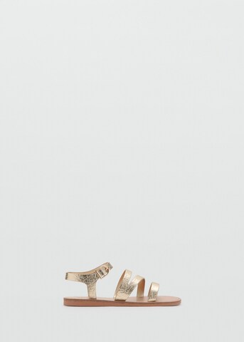 MANGO KIDS Sandals 'Nati' in Gold