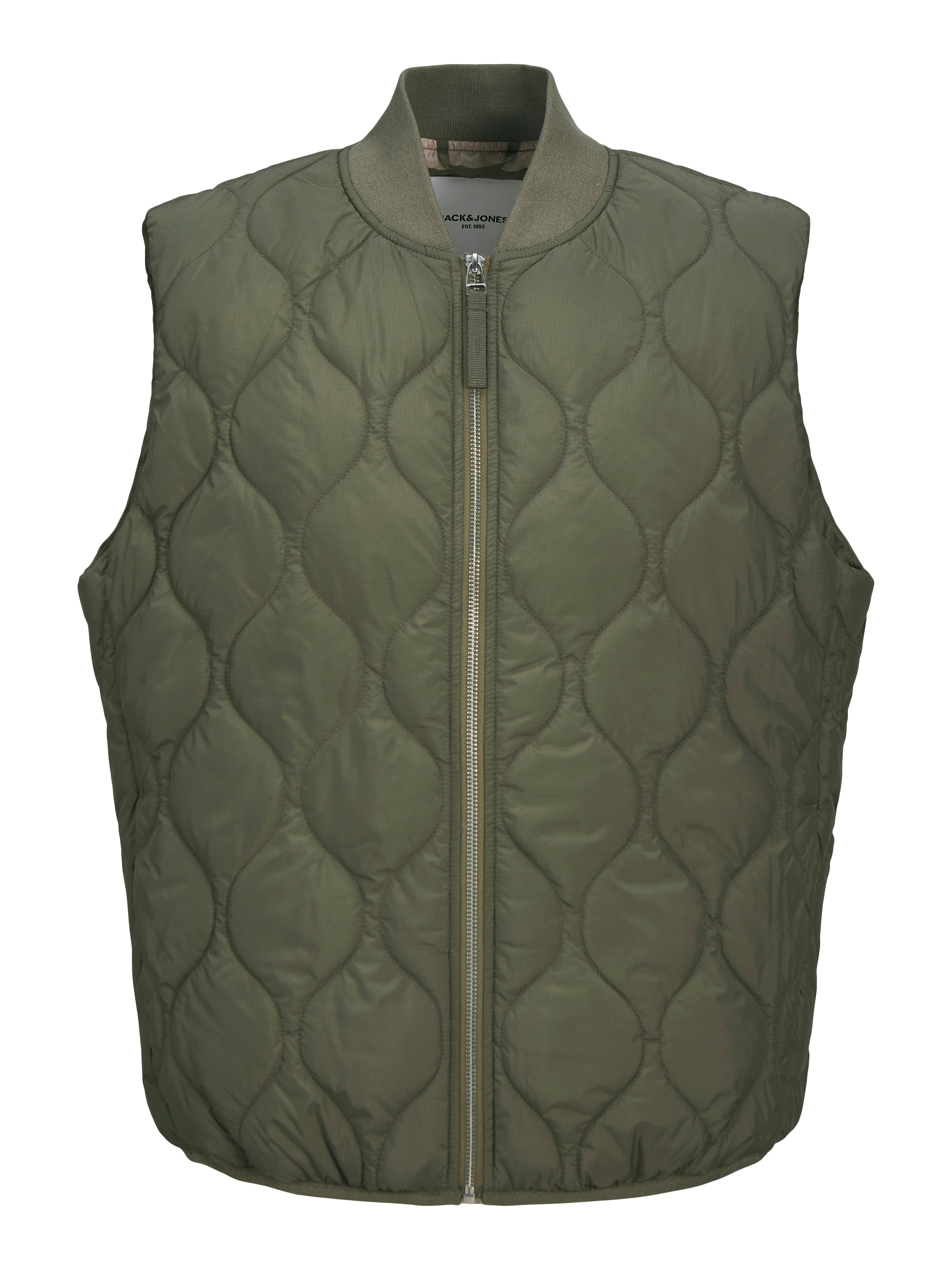 JACK & JONES Елек 'JJKODA' в зелено: отпред