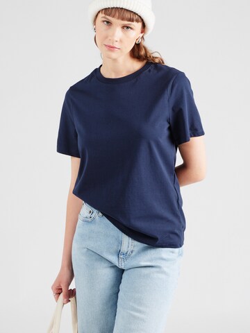 Maglietta 'Ria' di PIECES in blu: frontale