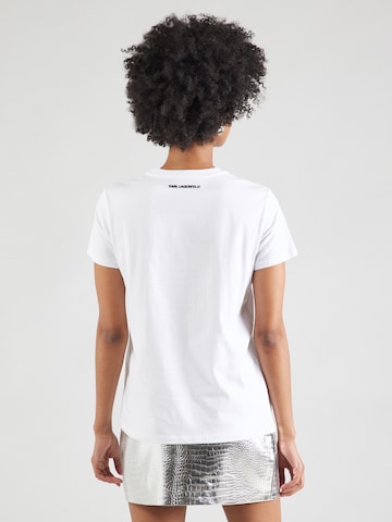 Karl Lagerfeld - Camiseta 'Ikon' en blanco
