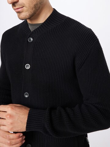 Wemoto Knit Cardigan 'Theo' in Black