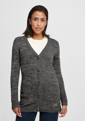 Oxmo Knit Cardigan 'Philemona' in Grey: front