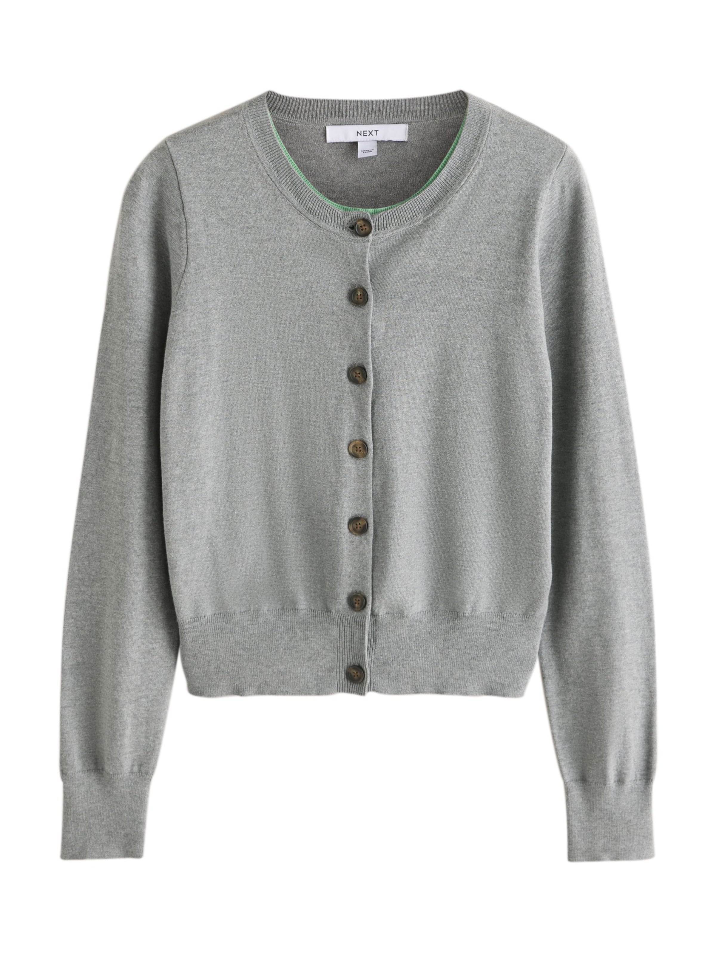 Next - Cárdigan en gris: frente
