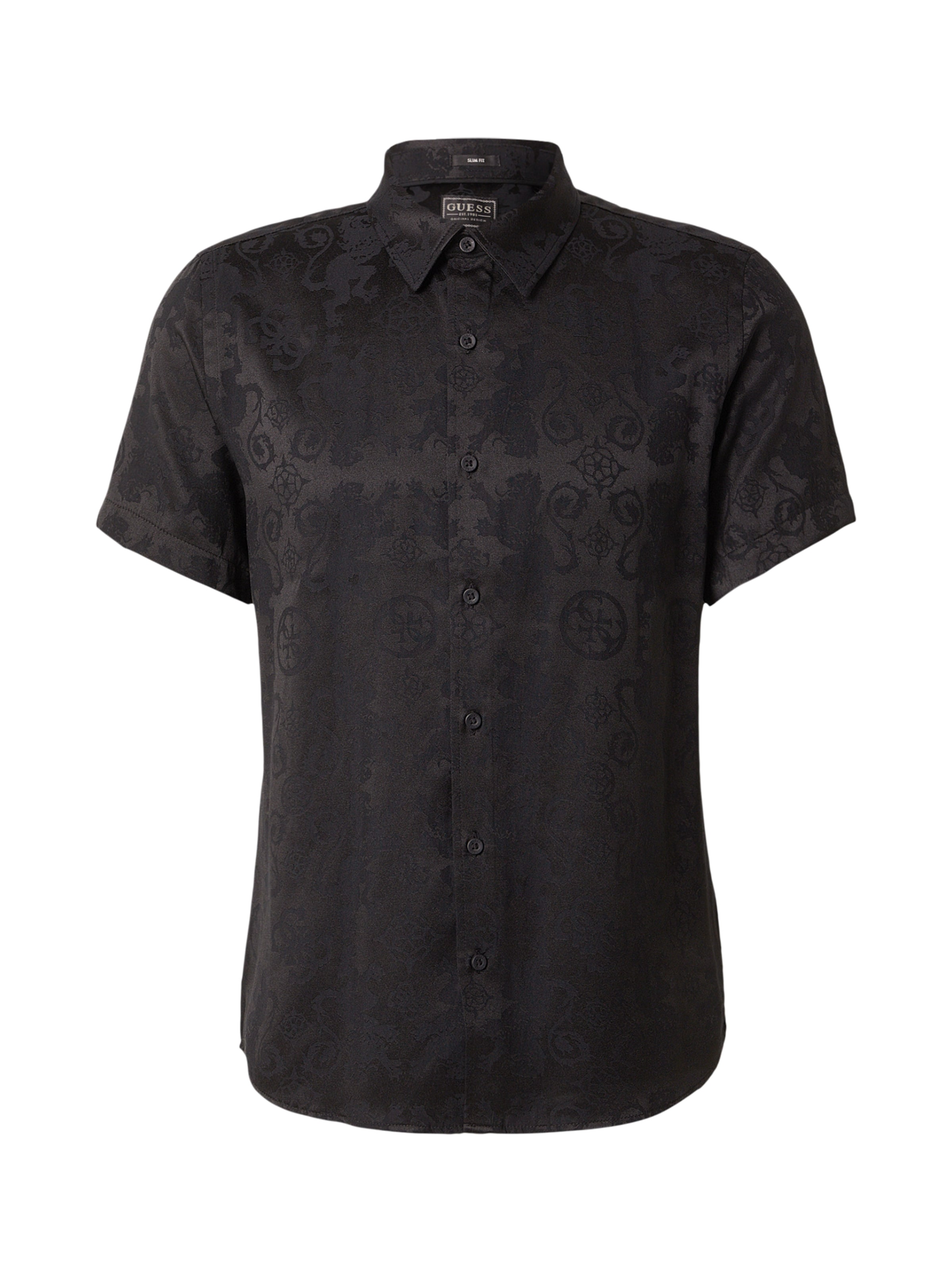Coupe regular Chemise GUESS en noir : devant