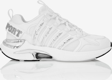 Plein Sport - Sapatilhas baixas em branco: frente